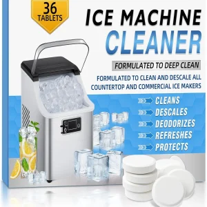 Ice Machine Cleaner Tablets Countertop Ice Maker Cleaner 36 Counts Descaler